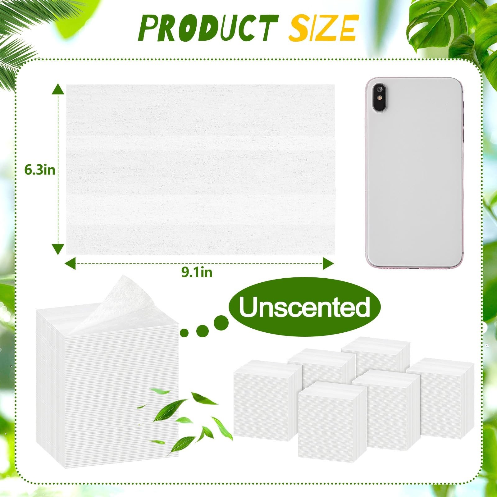 600 Count Unscented Dryer Sheets – Bulk Fabric Softener, Static Cling Remover, S