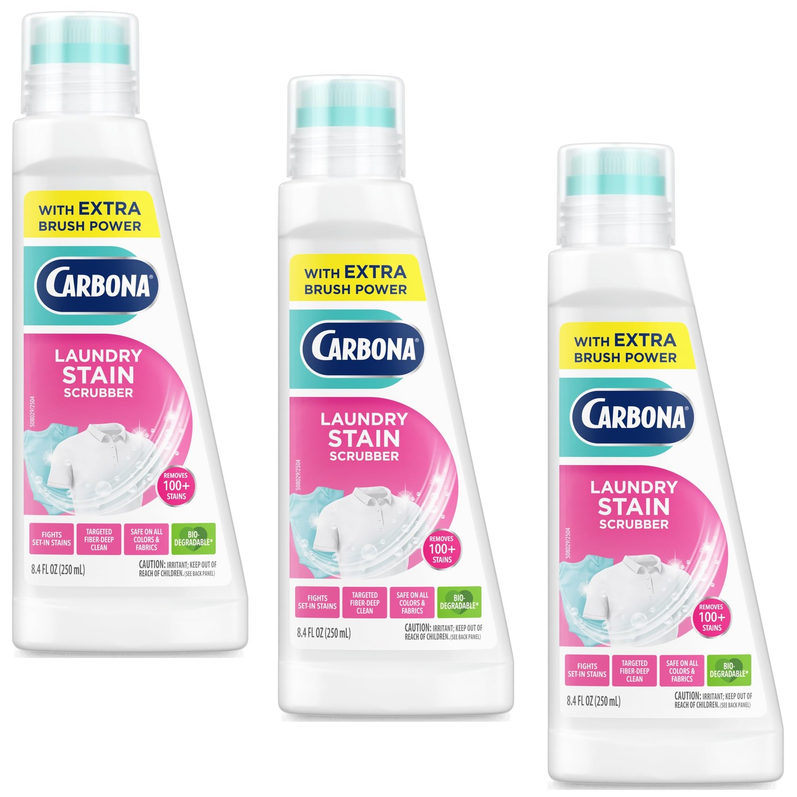 Carbona Laundry Stain Scrubber | Bio-Enzyme Stain Remover | Eliminates Fat, O…