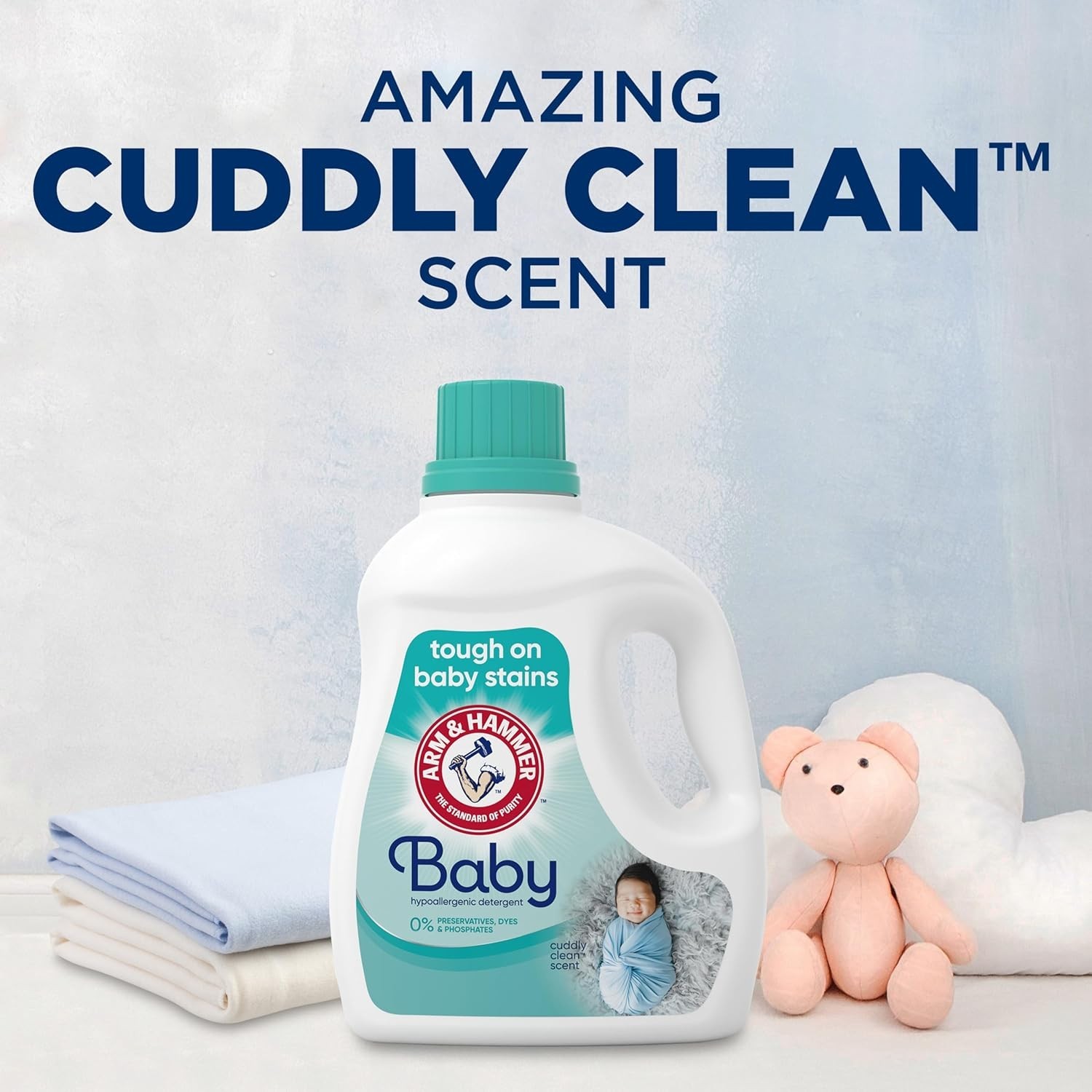 Hypoallergenic Liquid Laundry Detergent, 77 Loads, 100.5 Fl Oz