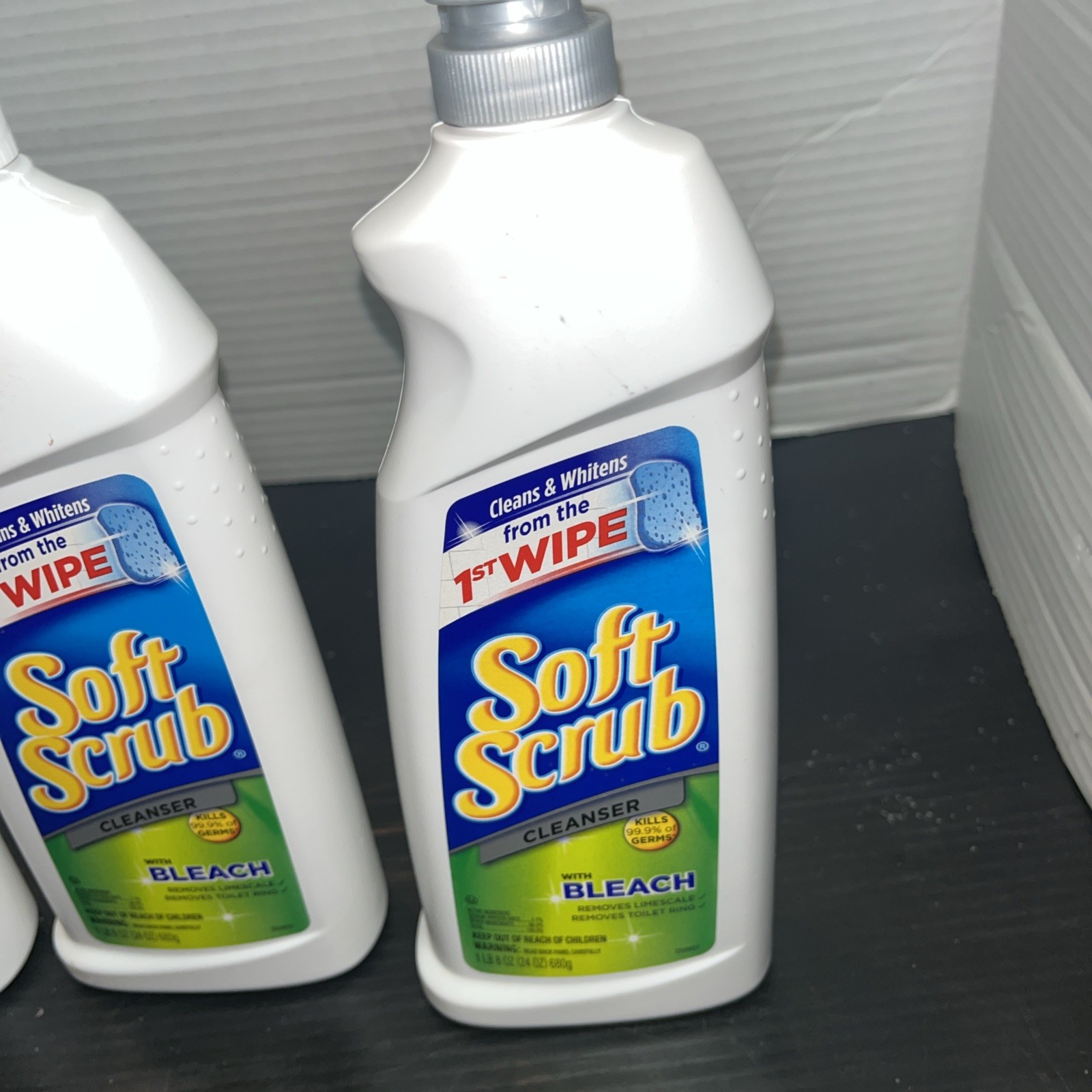 Lot Of 3 Soft Scrub with Bleach Antibacterial Multi Surface Cleanser – 24 oz