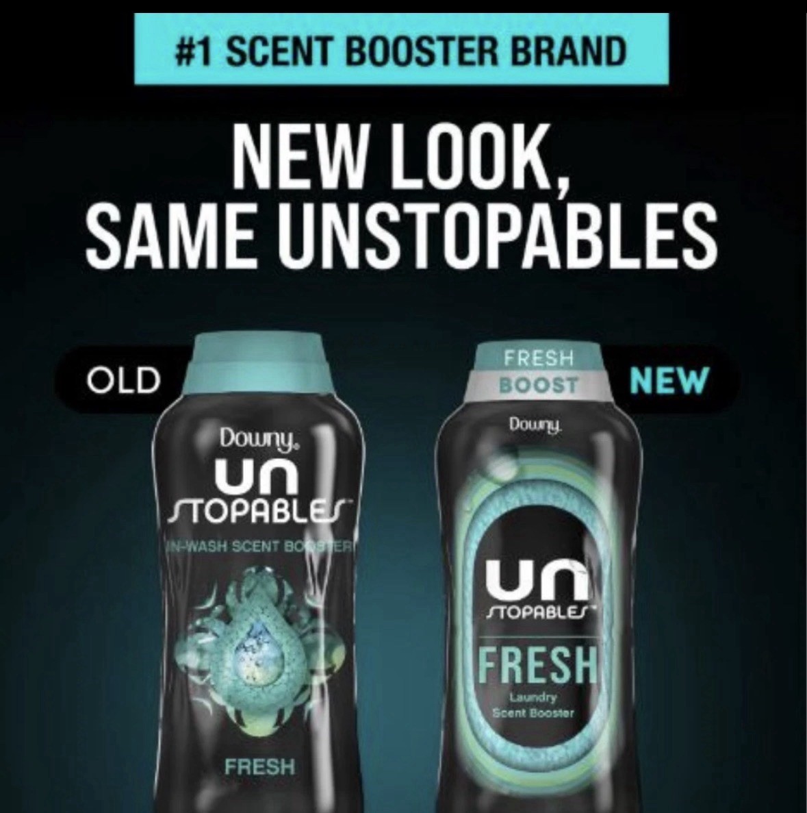 Downy Unstopables In-Wash Laundry Scent Booster Beads, Fresh, 39.9 oz