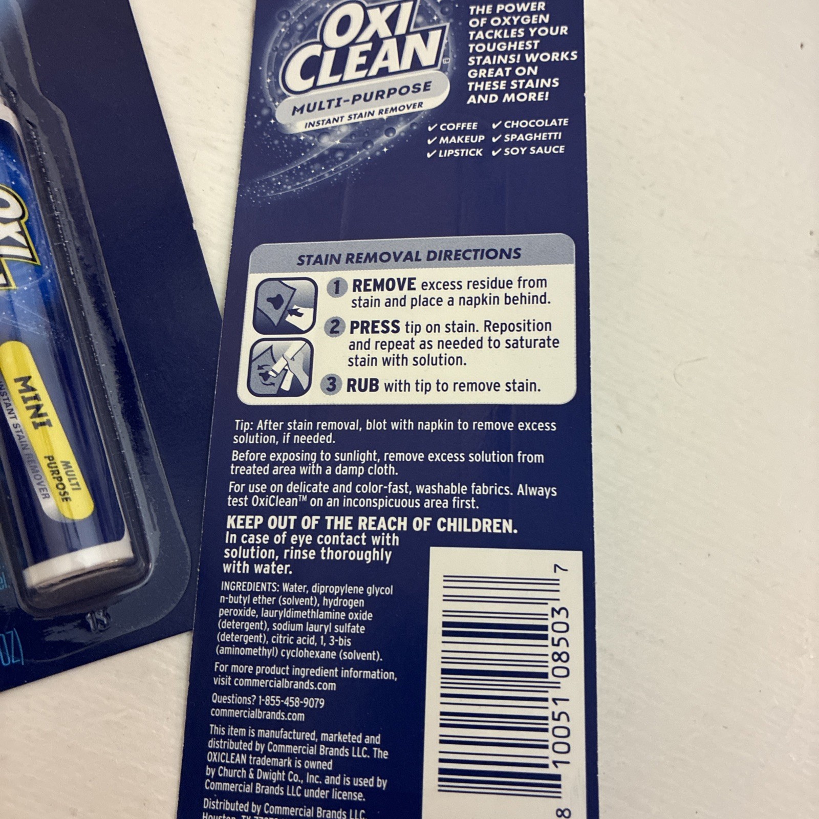 OxiClean Mini Pens 2 Pack On the Go Stain Remover NEW