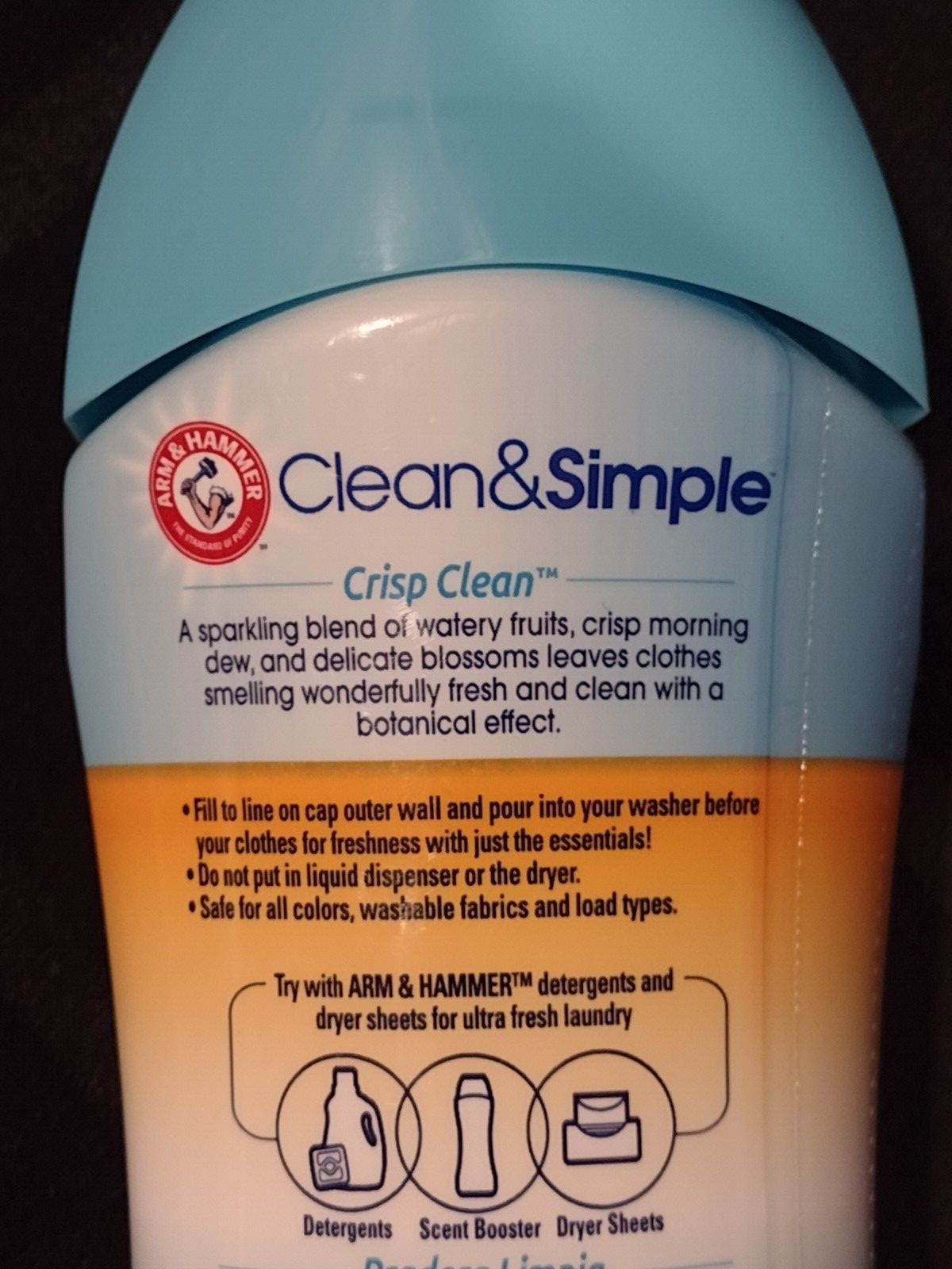 Arm & Hammer Laundry Scent Booster Beads – Crisp Clean, 18 oz Each (Pack of 3)
