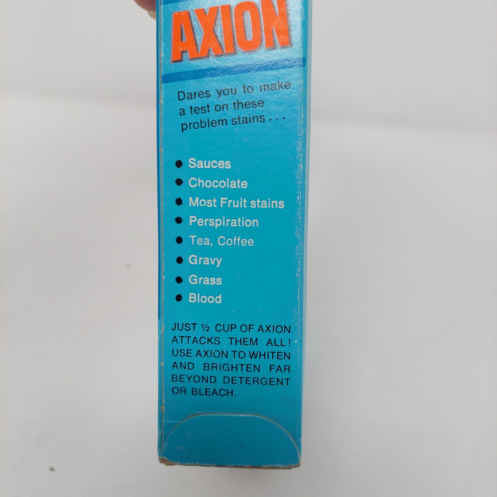 Axion Vintage Colgate Palmolive Pre Soak Laundry Detergent 1960’s Full Box 12 Oz