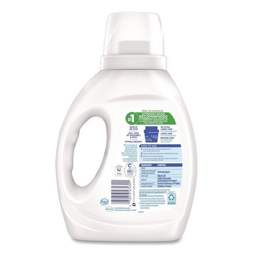 all Free Clear Liquid Fabric Softener, Fragrance-Free, 34 oz Bottle, 6/Carton