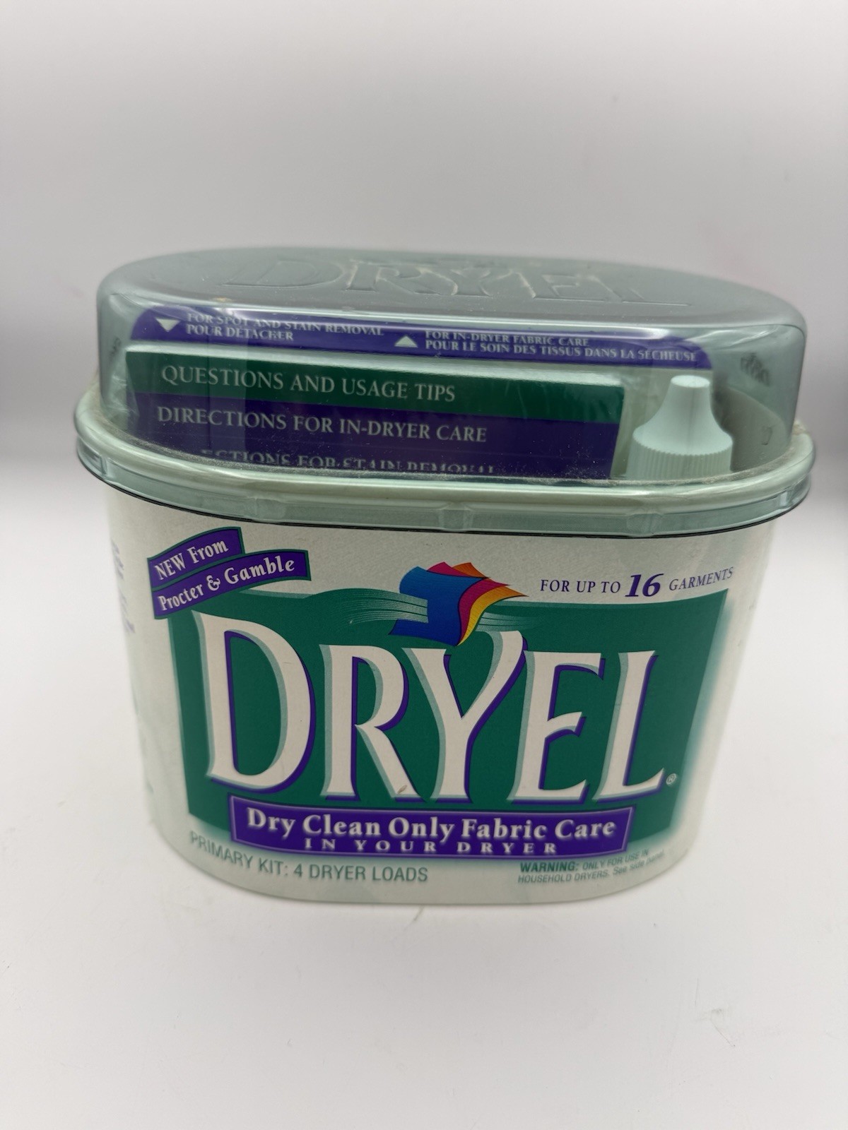New DRYEL Dry Cleaning Kit 4 Loads Or Up To 16 Garments