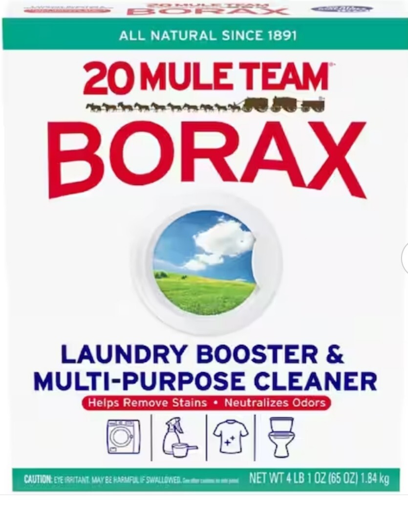20 Mule Team Detergent Booster Powder – 65oz. (4lb 1oz) Box – All Purpose