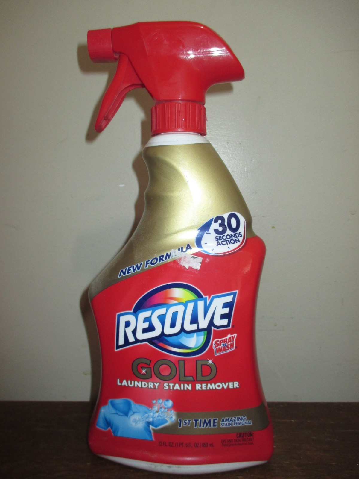 Resolve Gold Laundry Stain Remover Spray N Wash 22 oz