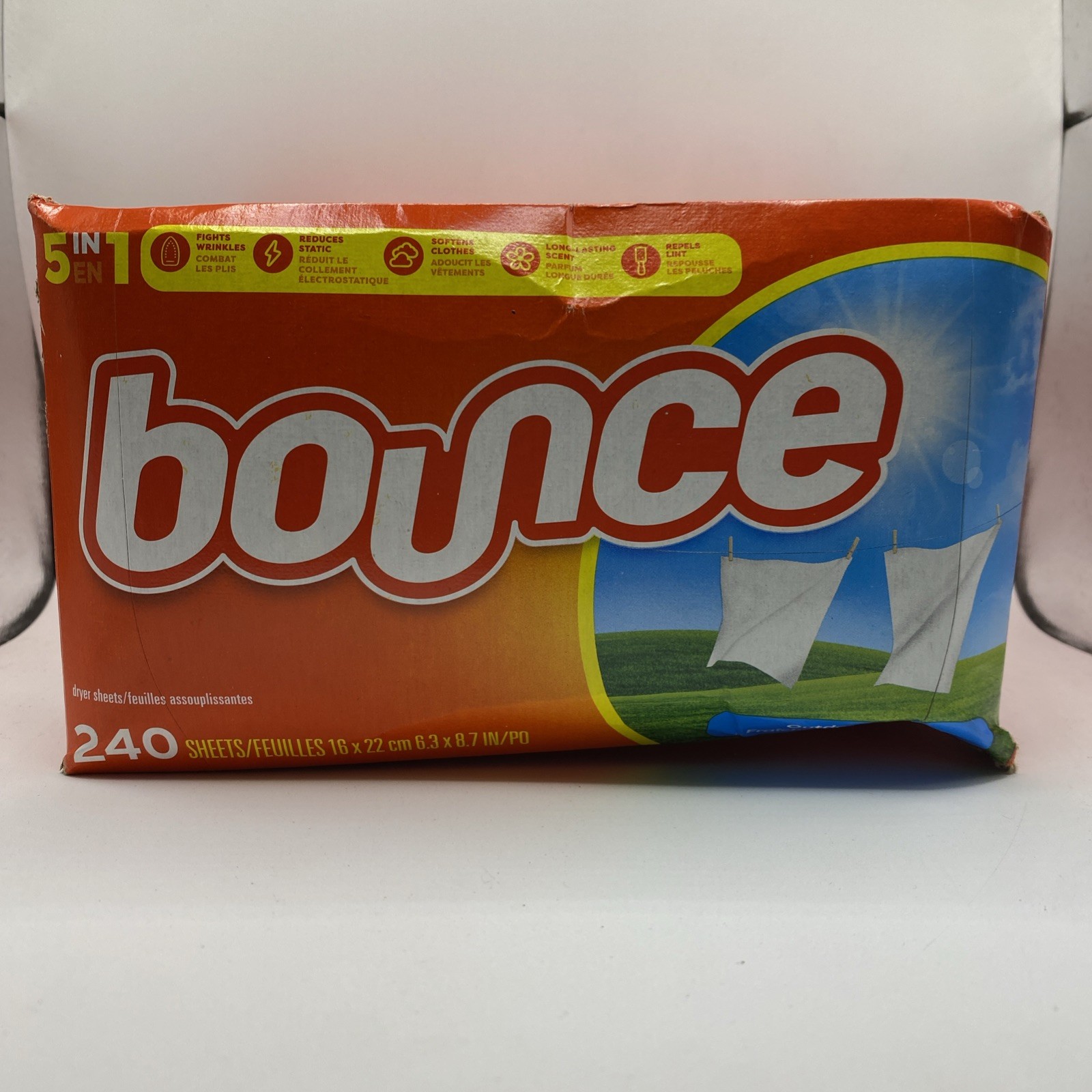 Bounce Fabric Softener and Dryer Sheets, Outdoor Fresh, 240 Count