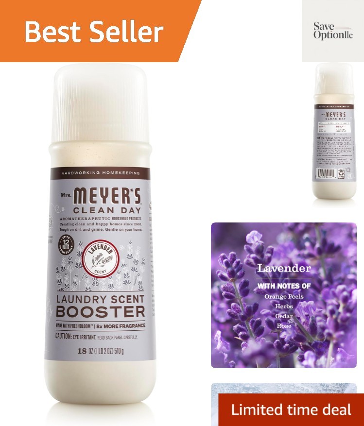 Mrs. Meyer’s Clean Day Laundry Scent Boosters, Lavender Scent, 18oz