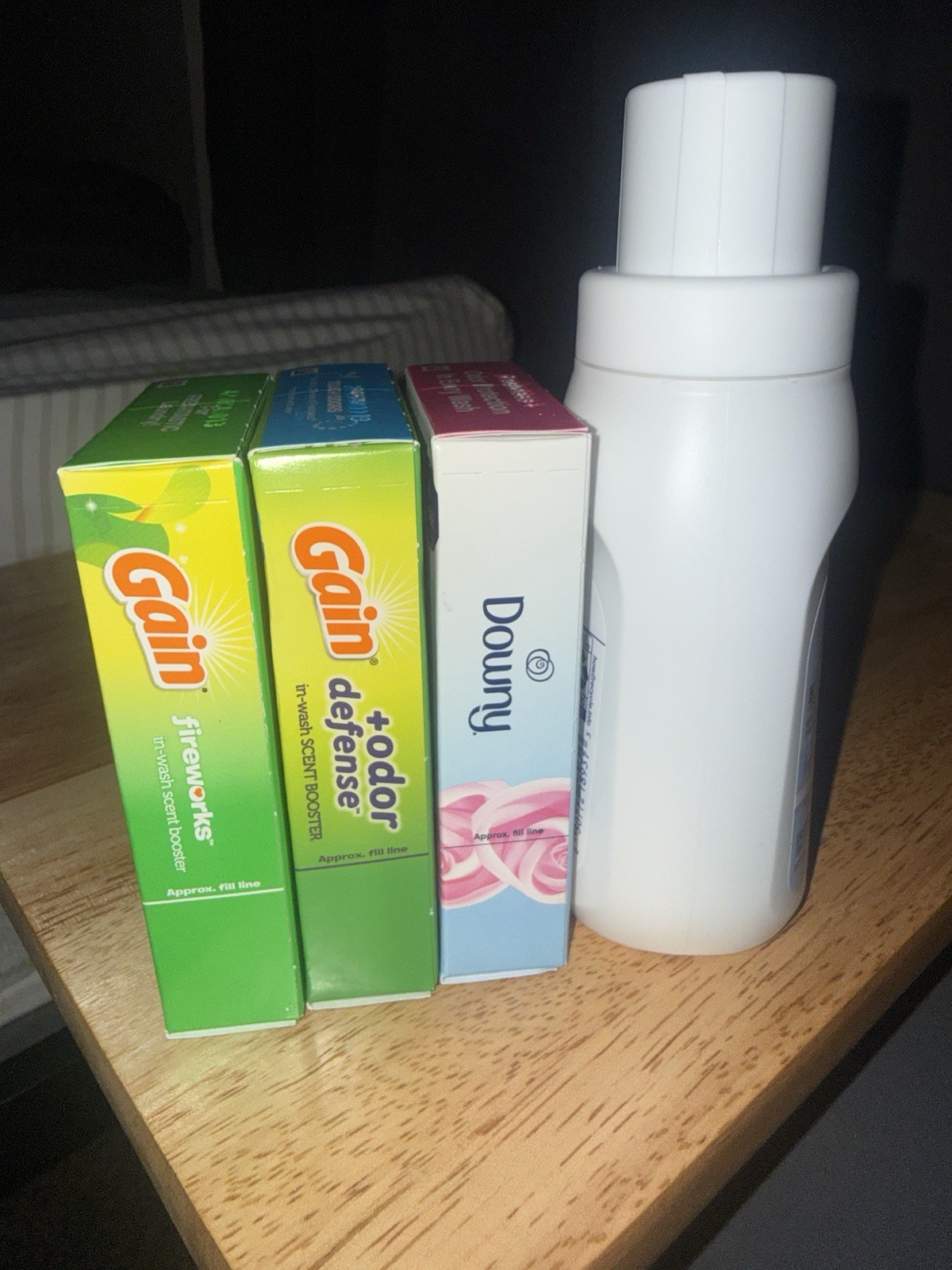 Tide Free & Gentle 8 fl oz Liquid Detergent + Gain/Downy Boosters 4pk
