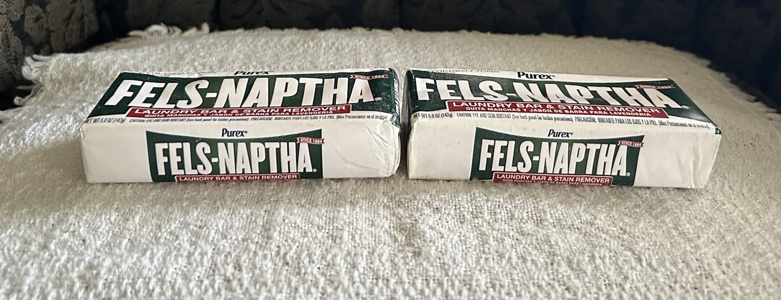 2 PK – Fels-Naptha Laundry Bar And Stain Remover 5 Ounce , Clean Home , Soap