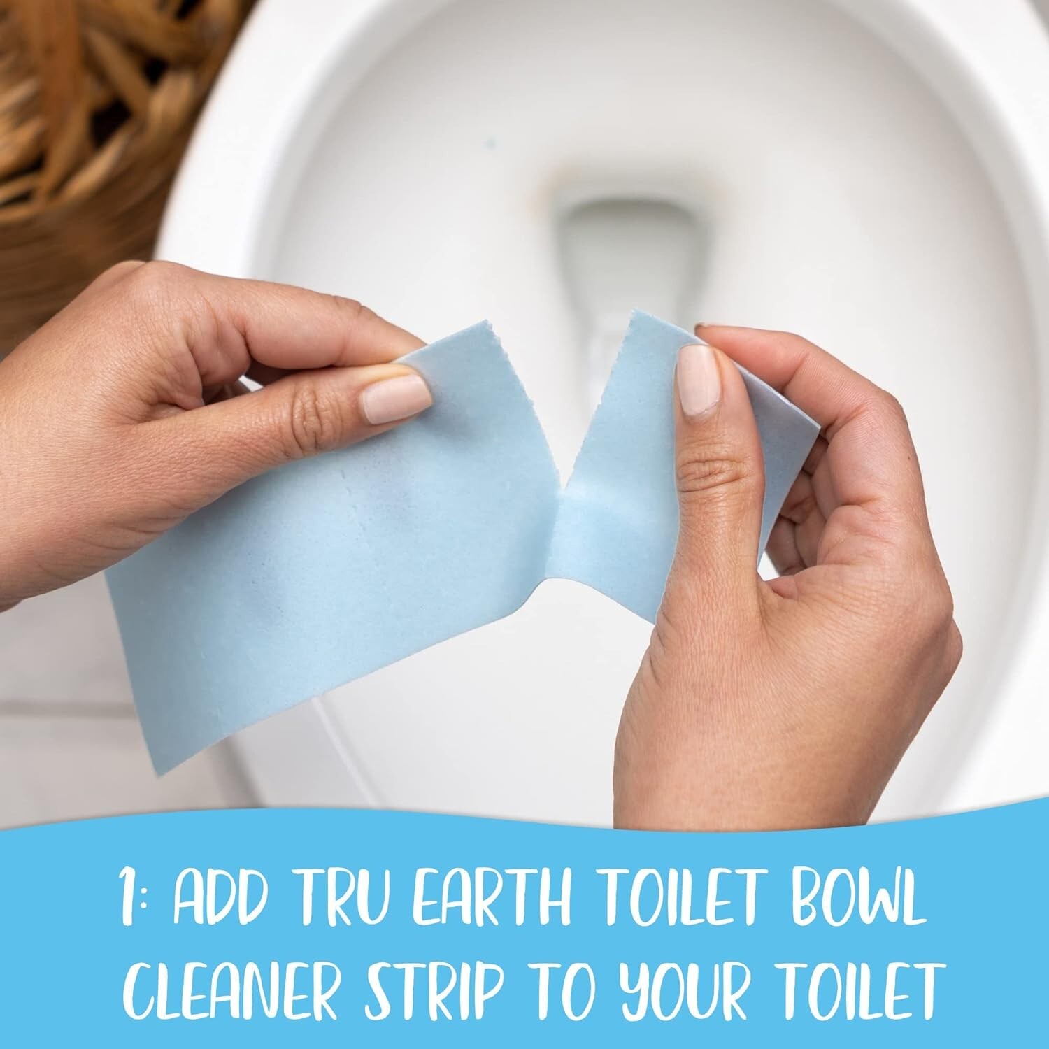Tru Earth Toilet Bowl Cleaner Eco-Strips – 12 Strip Pack