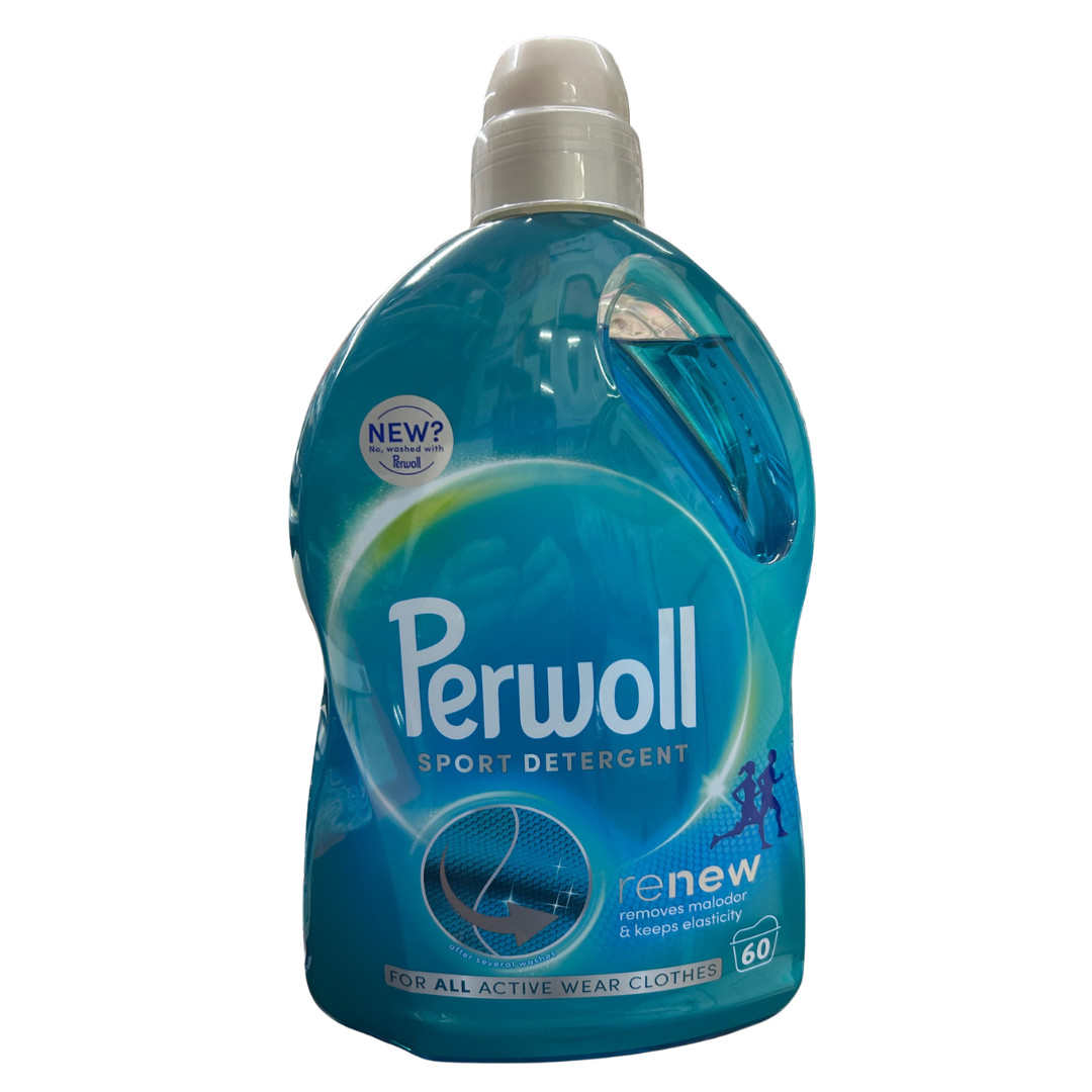 Perwoll Sport Renew Liquid Detergent 3L 60 Wash Active Wear Clothes