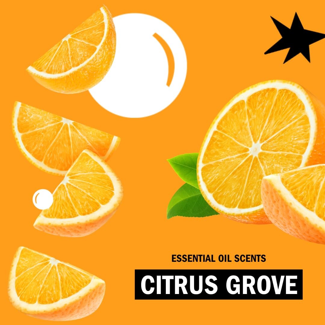 Fabric Softener for Sensitive Skin | Vinegar-Powered | Citrus Grove, 50 Loads