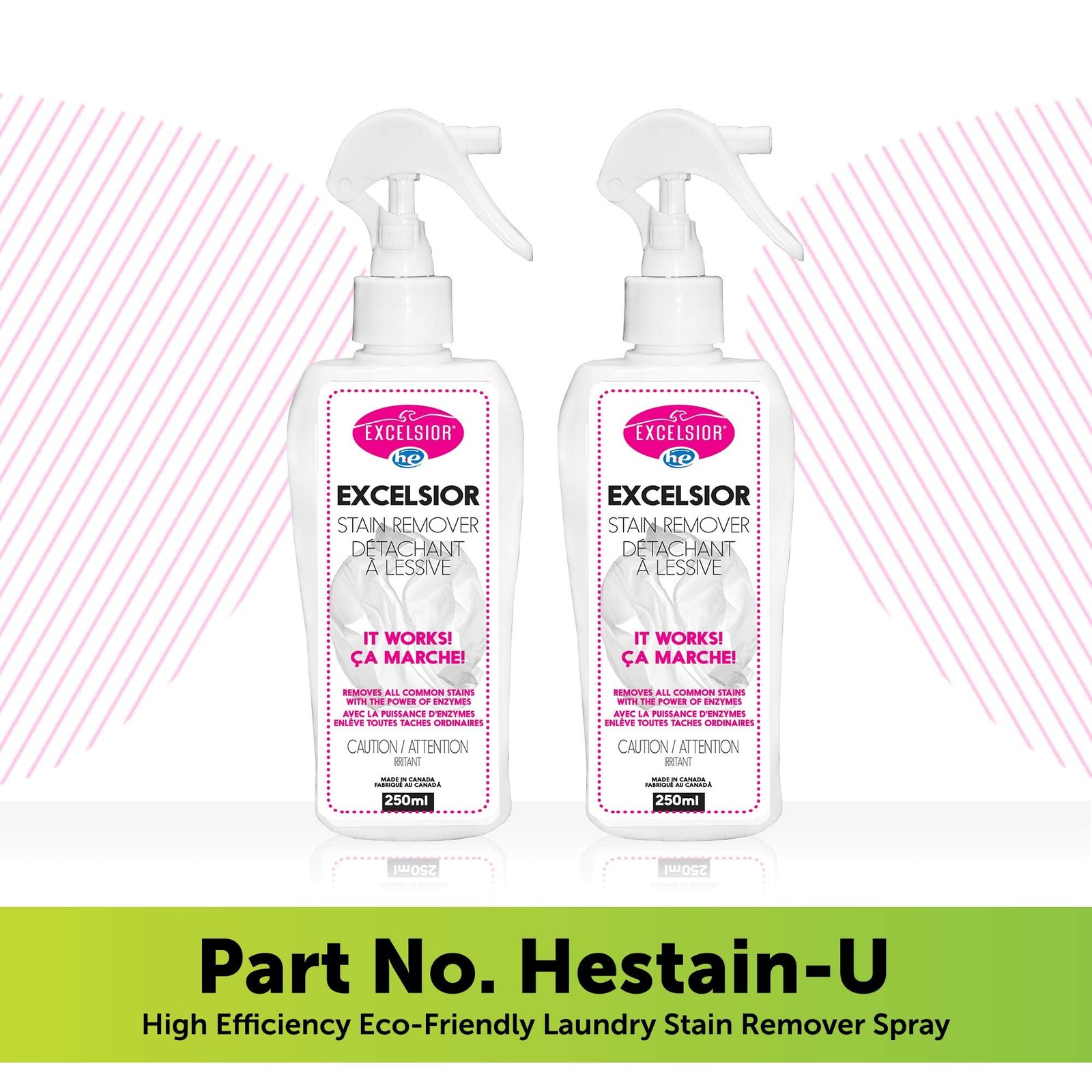 Excelsior HE Laundry Stain Remover Spray for cleaning clothes naturally with …