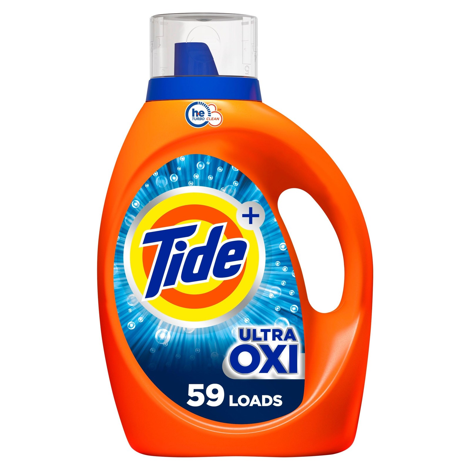 Tide Ultra Oxi Boost Liquid Laundry Detergent, 84 84 Fl Oz (Pack of 1), Blue