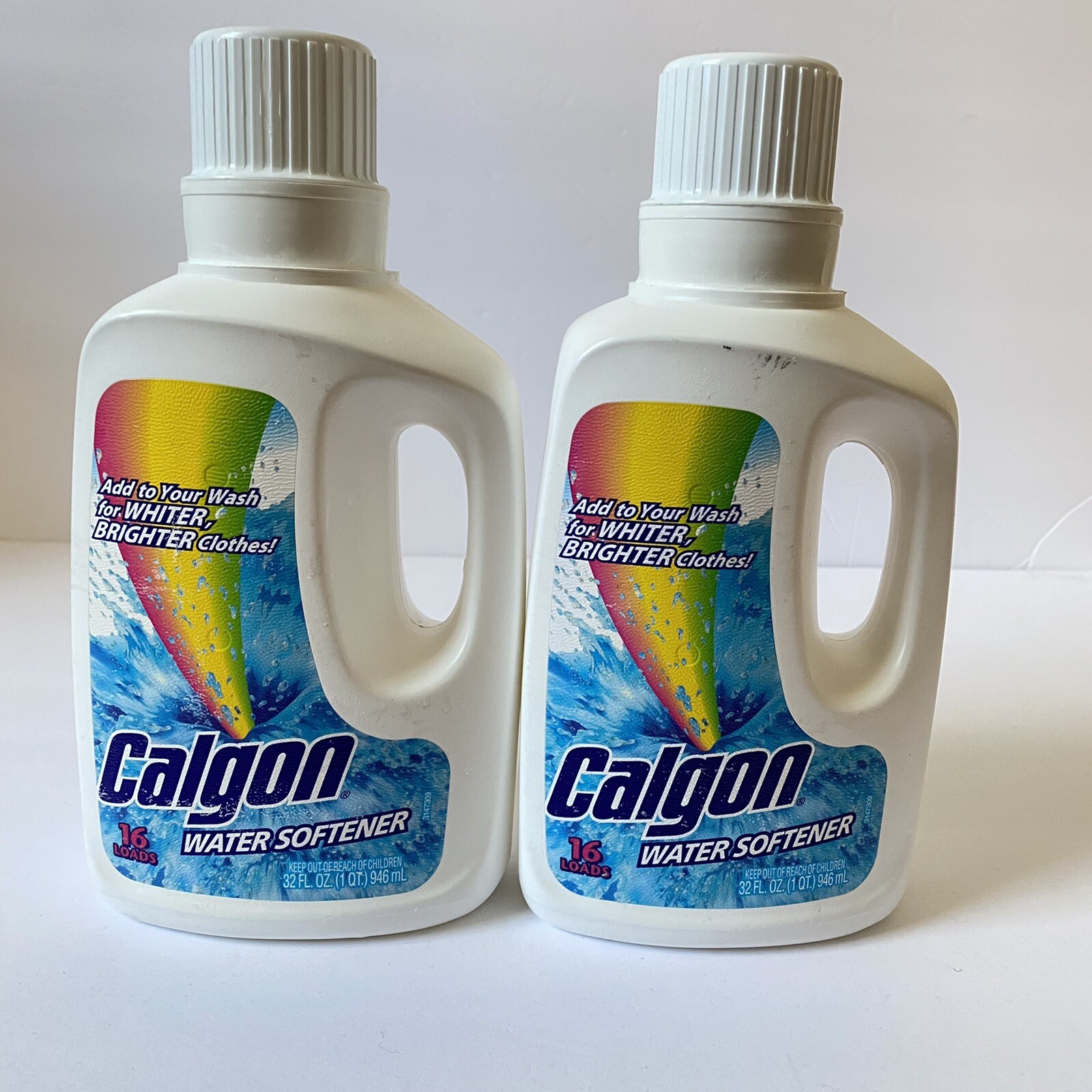 Calgon Liquid Water Softener Laundry Booster 32 Oz. Each Discontinued – Lot of 2