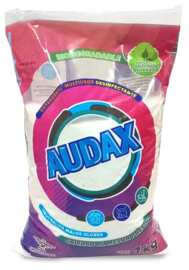 6 Pck Detergente En Polvo Audax De 1 Kg C/U laundry Detergen