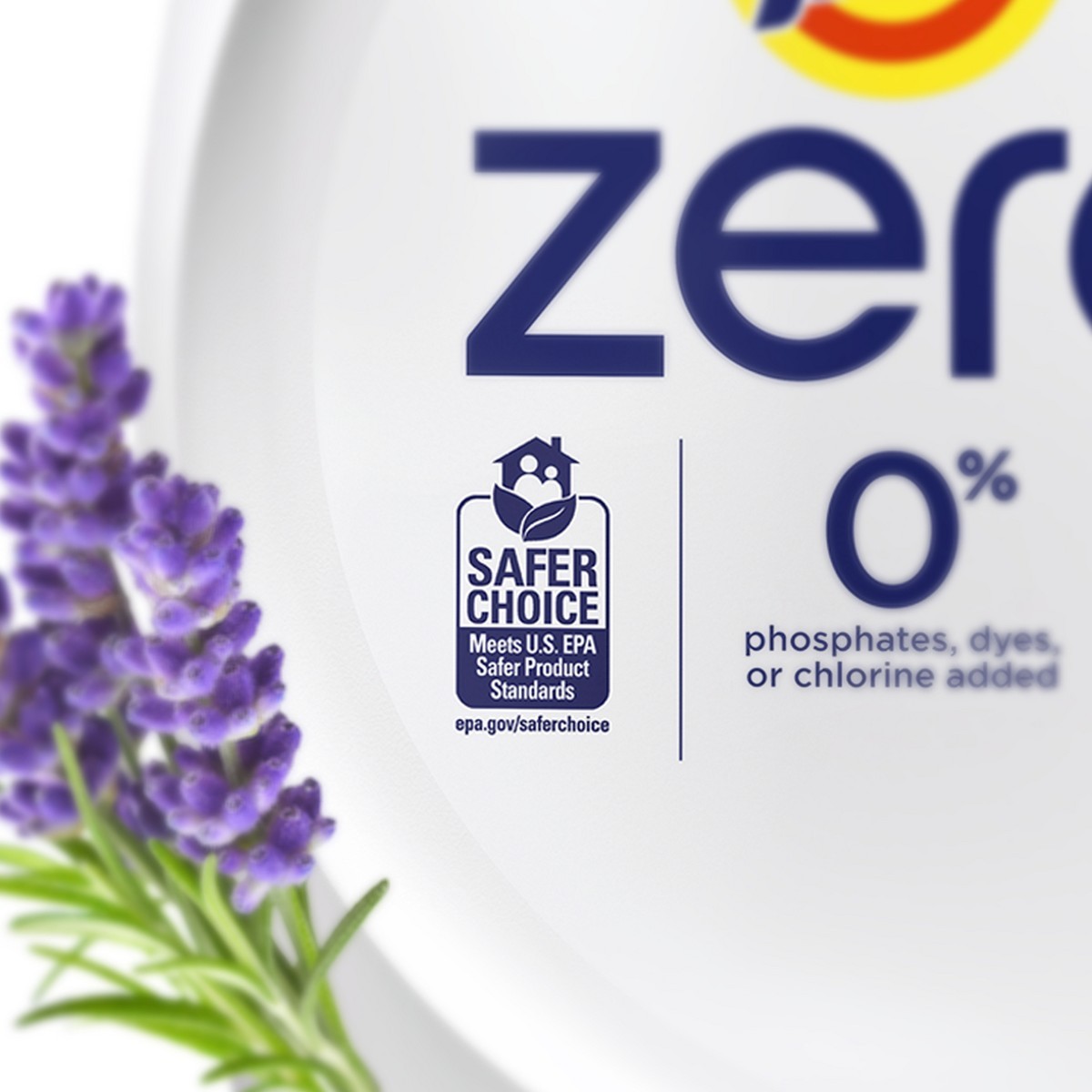 Tide Zero Soft Lavender HE Cleaning Concentrated Detergent 113 Loads – 149 fl oz