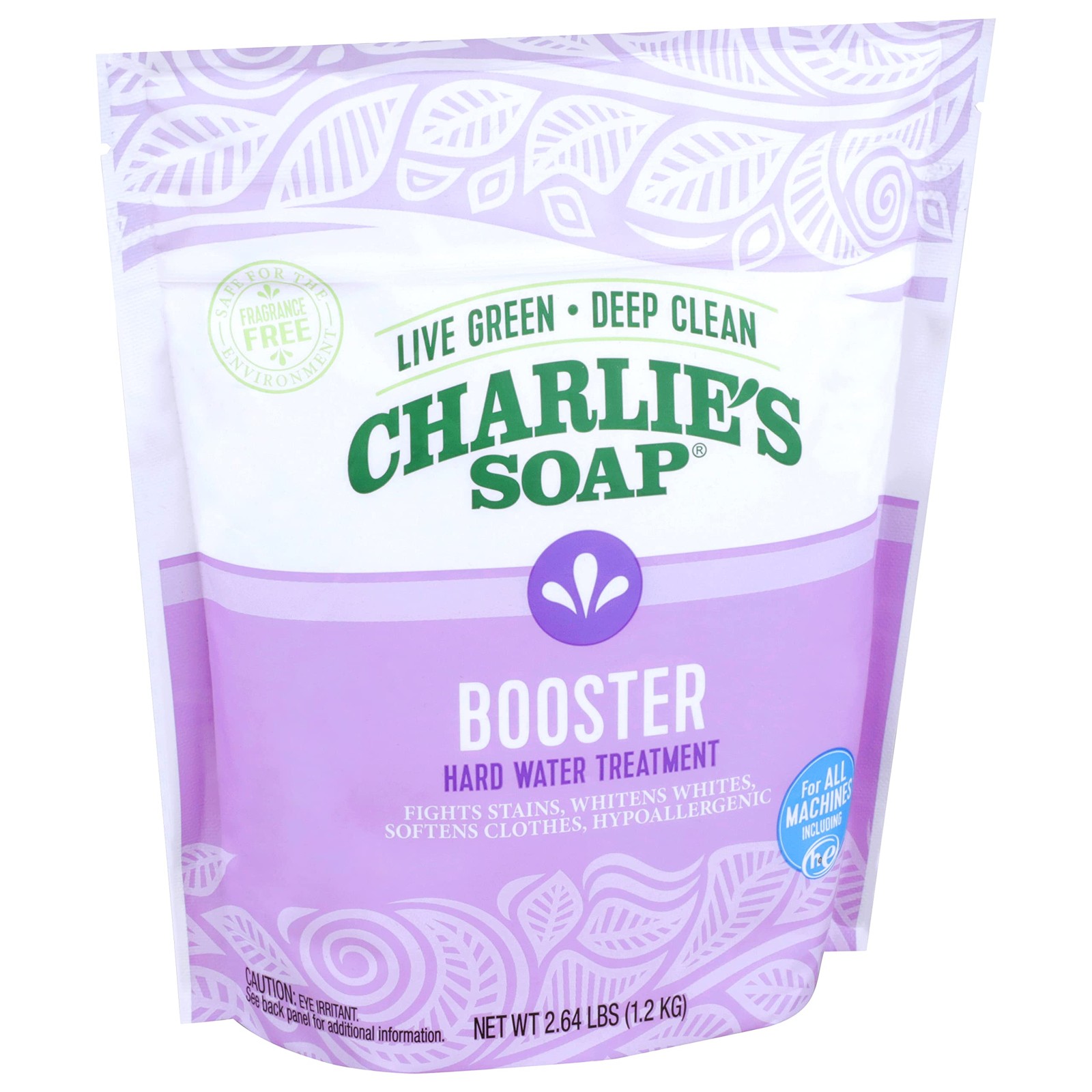Charlie’s Soap Booster & Hard Water Treatment 160 Loads (2.64 Lbs, 1 Pack) Na…