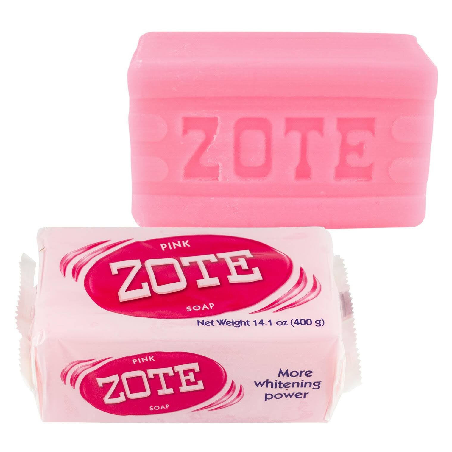 Pink Zote Laundry Bar Soap, 14.1oz (400g) (Pack of 3)