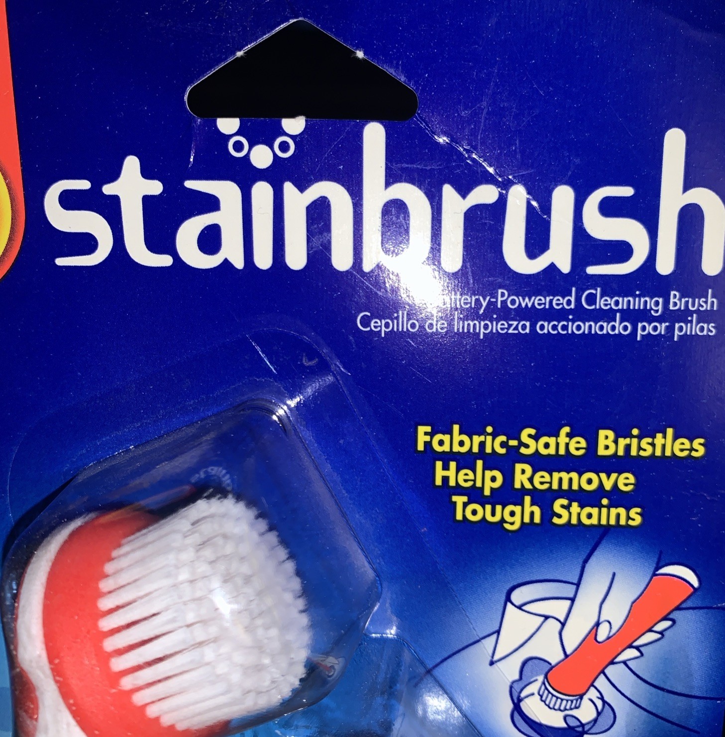 New Old Stock Tide Stainbrush Battery Powered Cleaning Brush New In Package