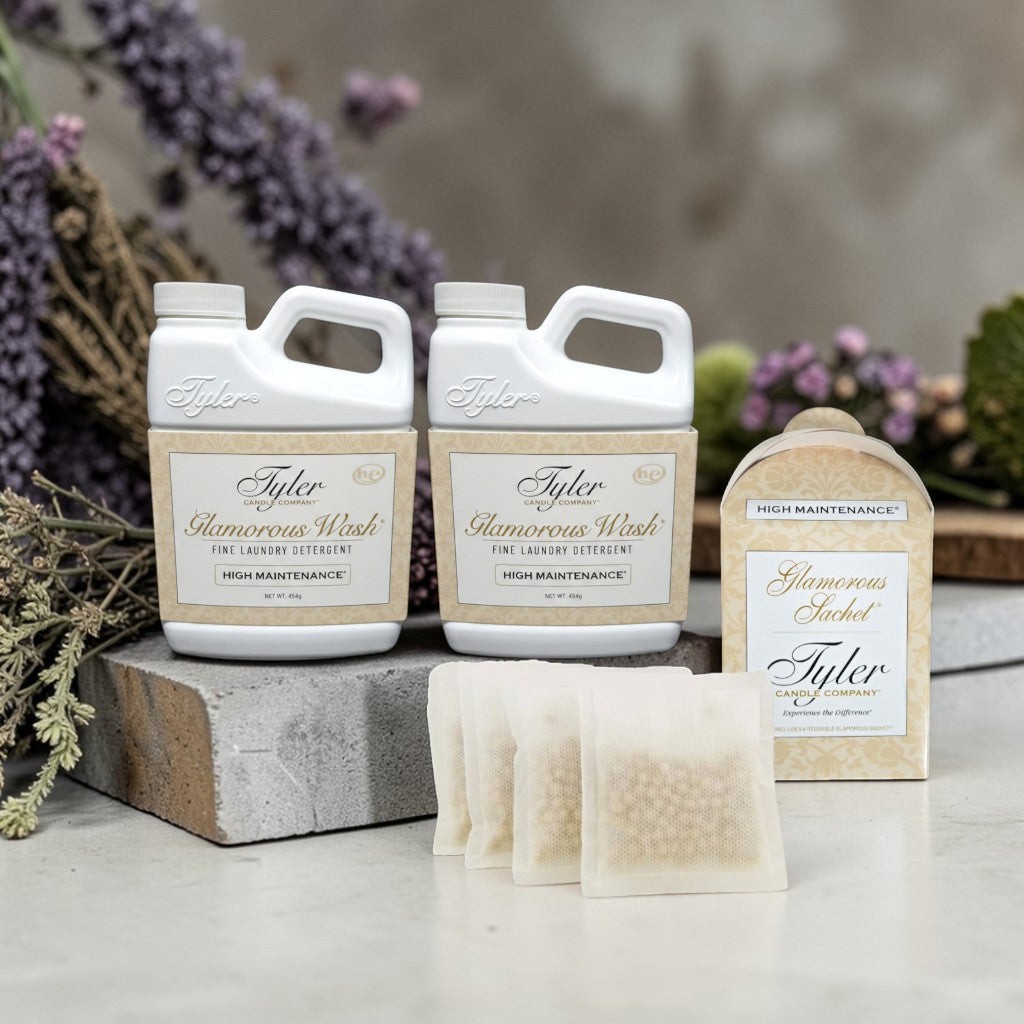 Tyler Candle Laundry Gift Set | Glamorous Gift Suite V | High Maintenance