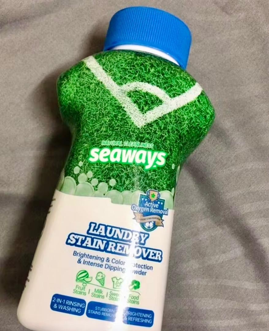 2x Seaways Laundry Stain Remover Powder 340g – Oxygen Cleaning, Color Safe, Odor