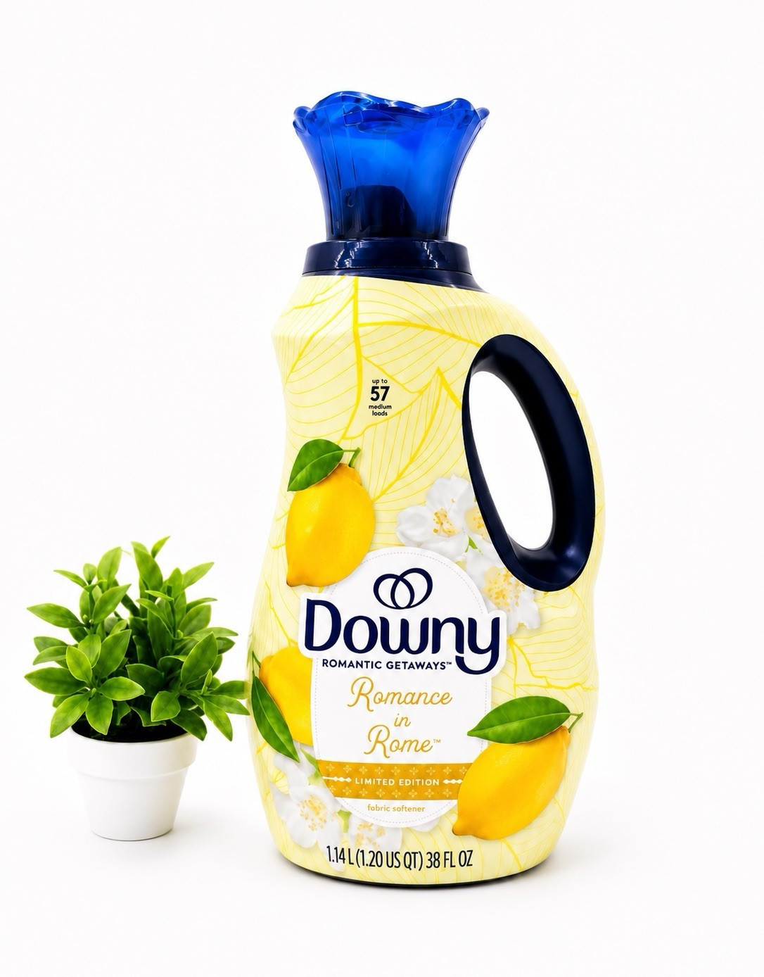 Downy Romance in Rome Liquid Fabric Softener HE 38 fl oz