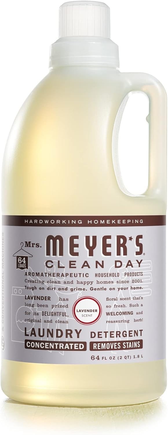 Mrs. Meyer’s Lavender Scented Liquid Detergent, 64 oz – Home Cleaning Essentials