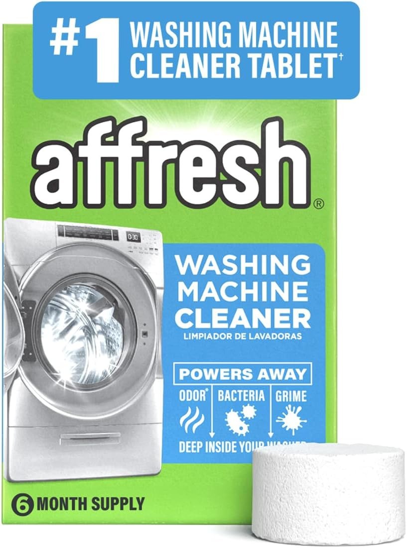 Affresh Washing Machine Cleaner 6 Tablets Odor & Grime Remover
