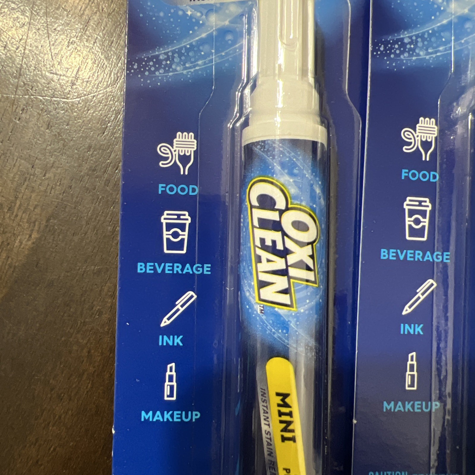 OxiClean Mini On the Go Stain Remover .24 oz/7 ml Sticks Lot of 4