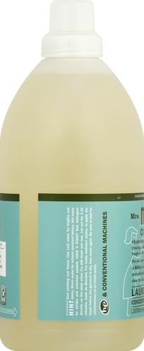 MRS. MEYER’S CLEAN DAY Liquid Laundry 64 Fl Oz (Pack of 1), 4 Pack (64 fl oz)