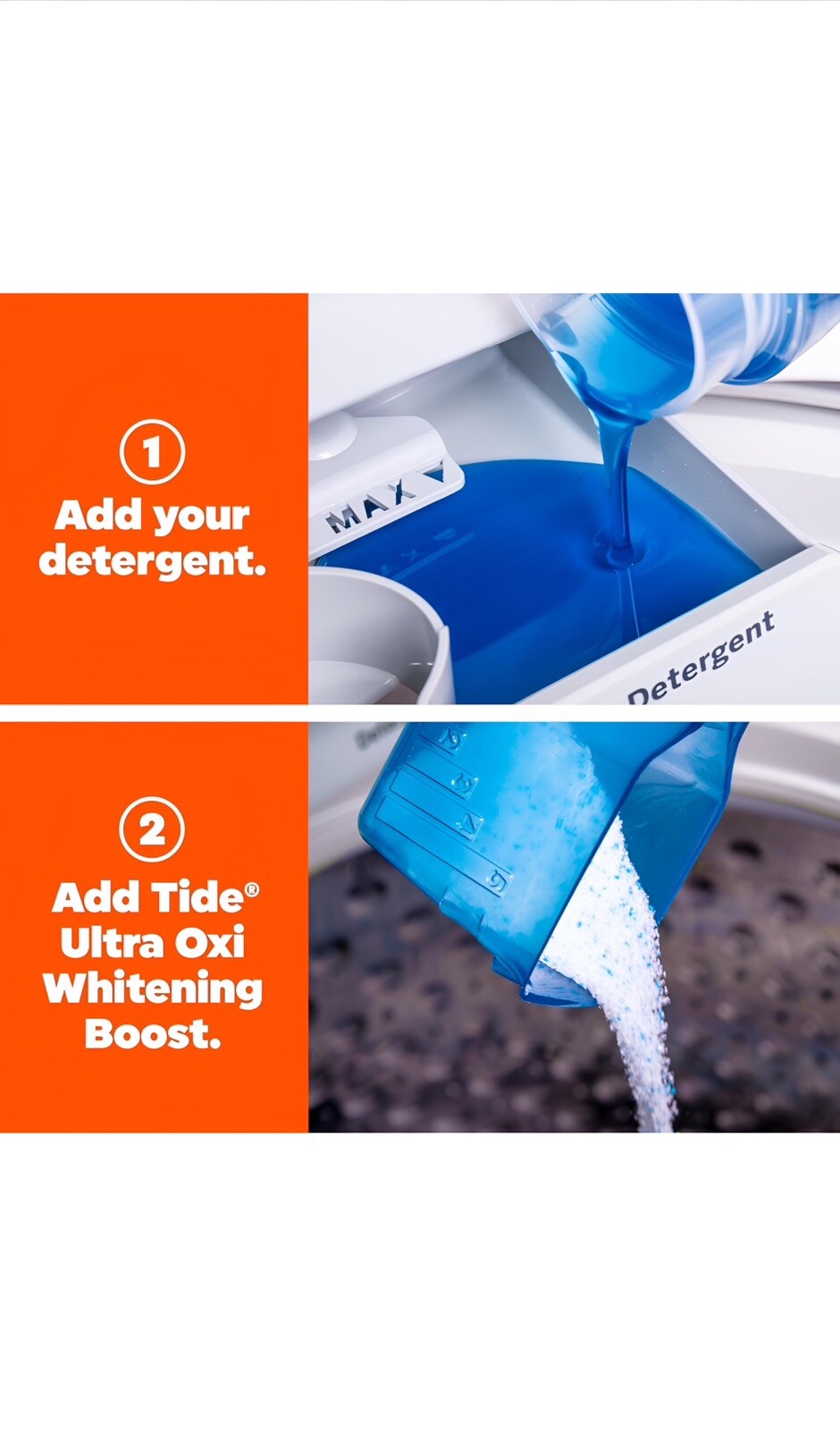 Tide Ultra Oxi Whitening Boost All In One Laundry Booster 57oz 66 Load Powder