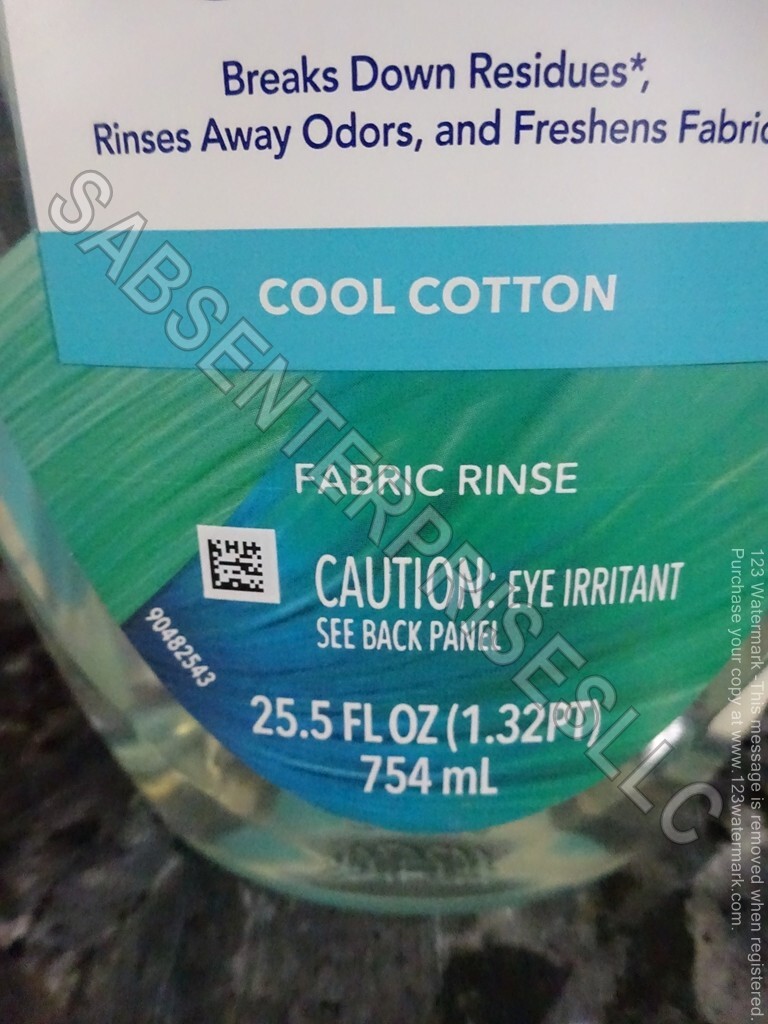 3 Downy Rinse & Refresh COOL COTTON Scent Deep Cleansing Fabric Rinse 25.5 FL oz