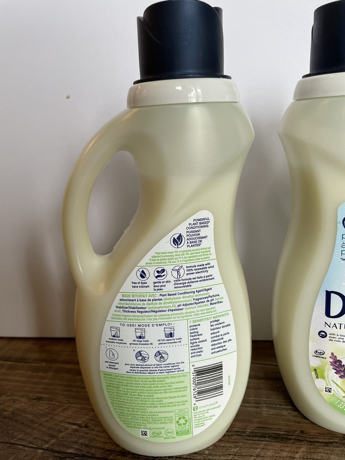 2X Ultra Downy Nature Blends Plant Based Honey Lavender Fabric Conditioner 44 Oz