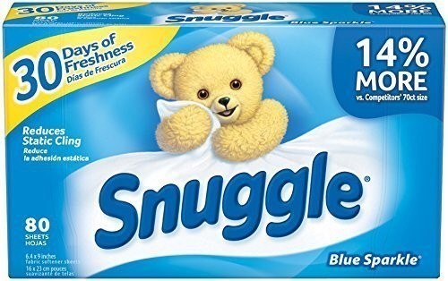 Fresh Dryer Sheets, 80 Count – Long-Lasting Fabric Softener, Static Control, Fre