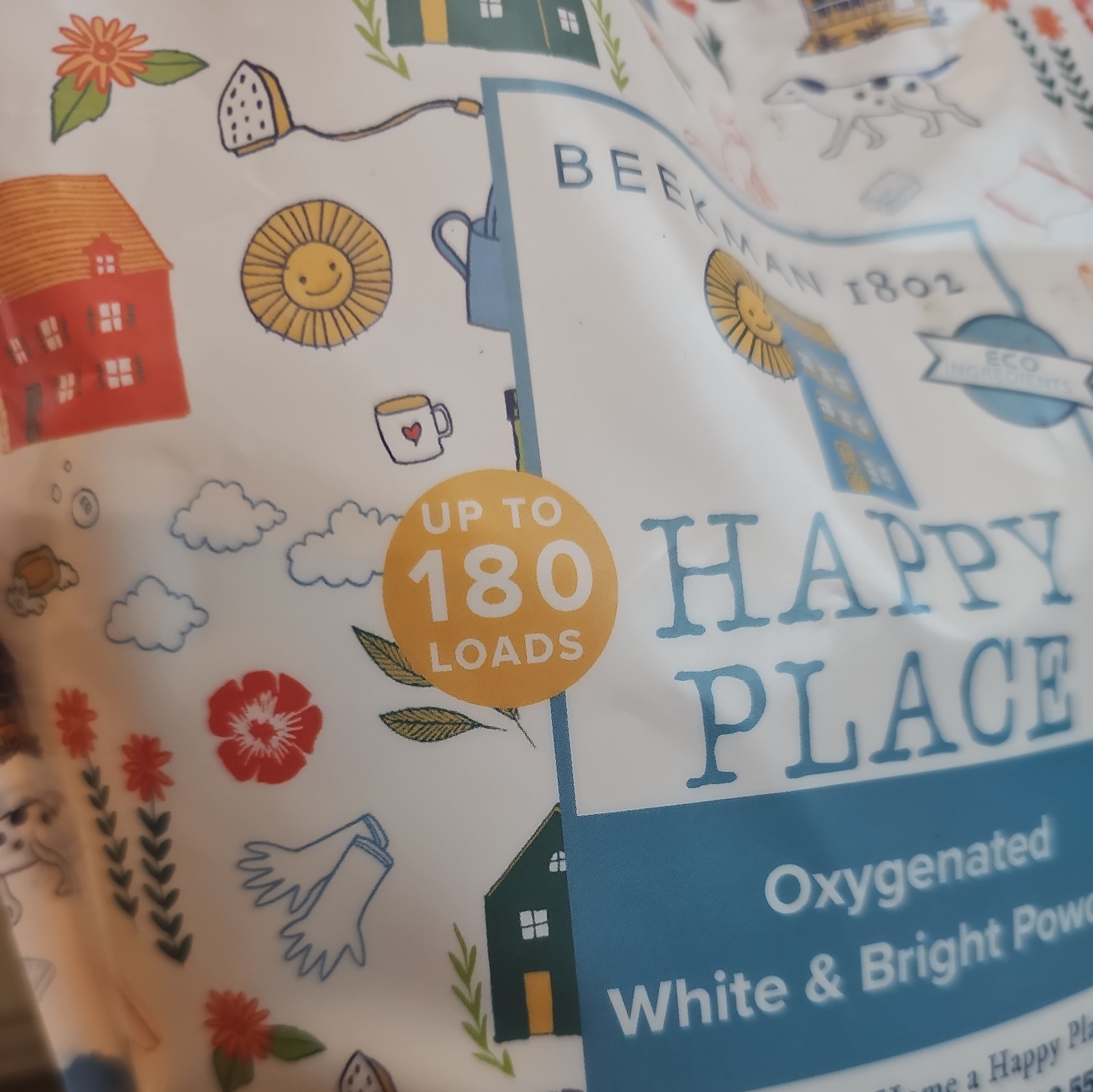 Beekman Happy Place 90 oz. (180 Loads) Oxygenated White & Bright Laundry Powder