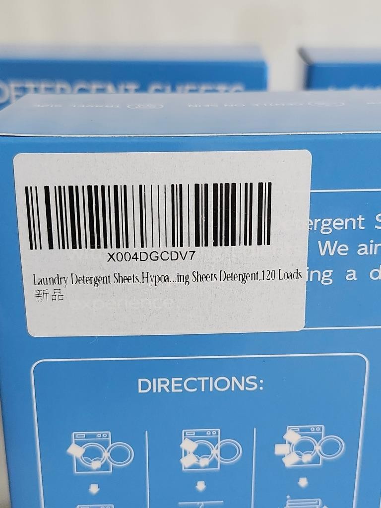 Fragrance Free Laundry Detergent Sheets Travel Eco-Friendly 360 Loads