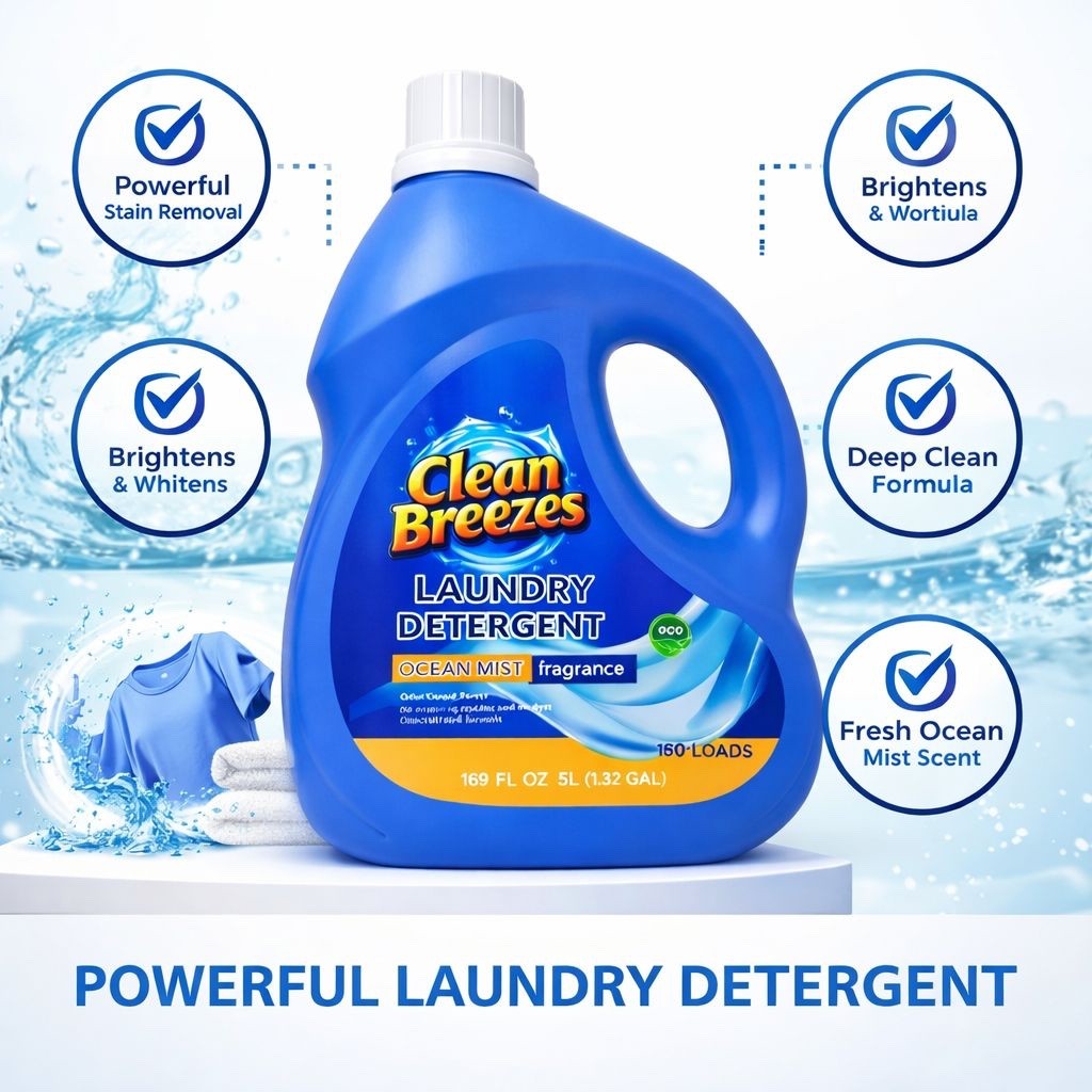 Clean Breezes Laundry Detergent