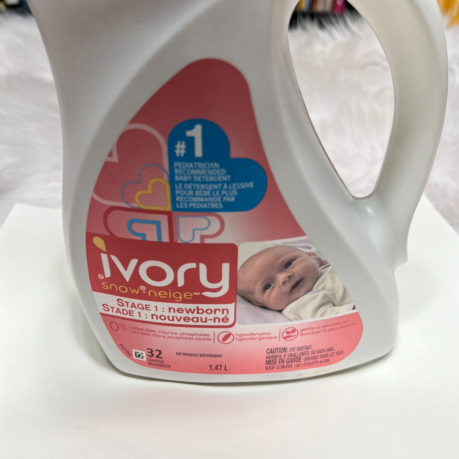 IVORY SNOW LAUNDRY DETERGENT STAGE 1: NEWBORN LIQUID 32 LOADS 2019
