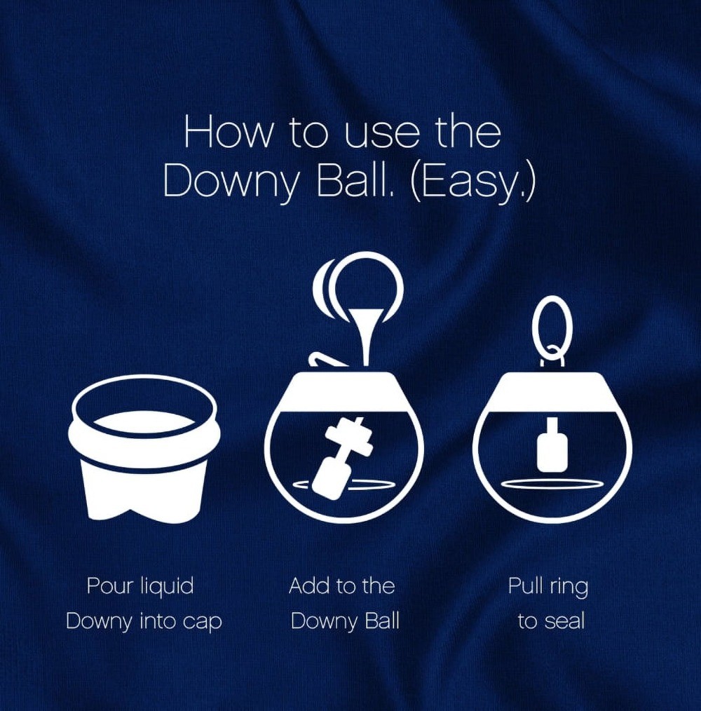 (6 pack) Downy Liquid Fabric Softener Dispenser Ball for Laundry