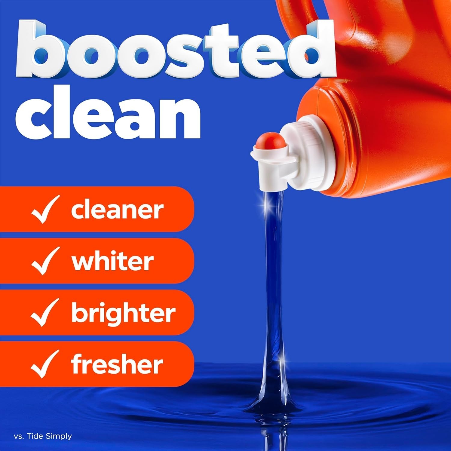 Tide Original Liquid Laundry Detergent 125 fl oz 100 Loads Cold Water
