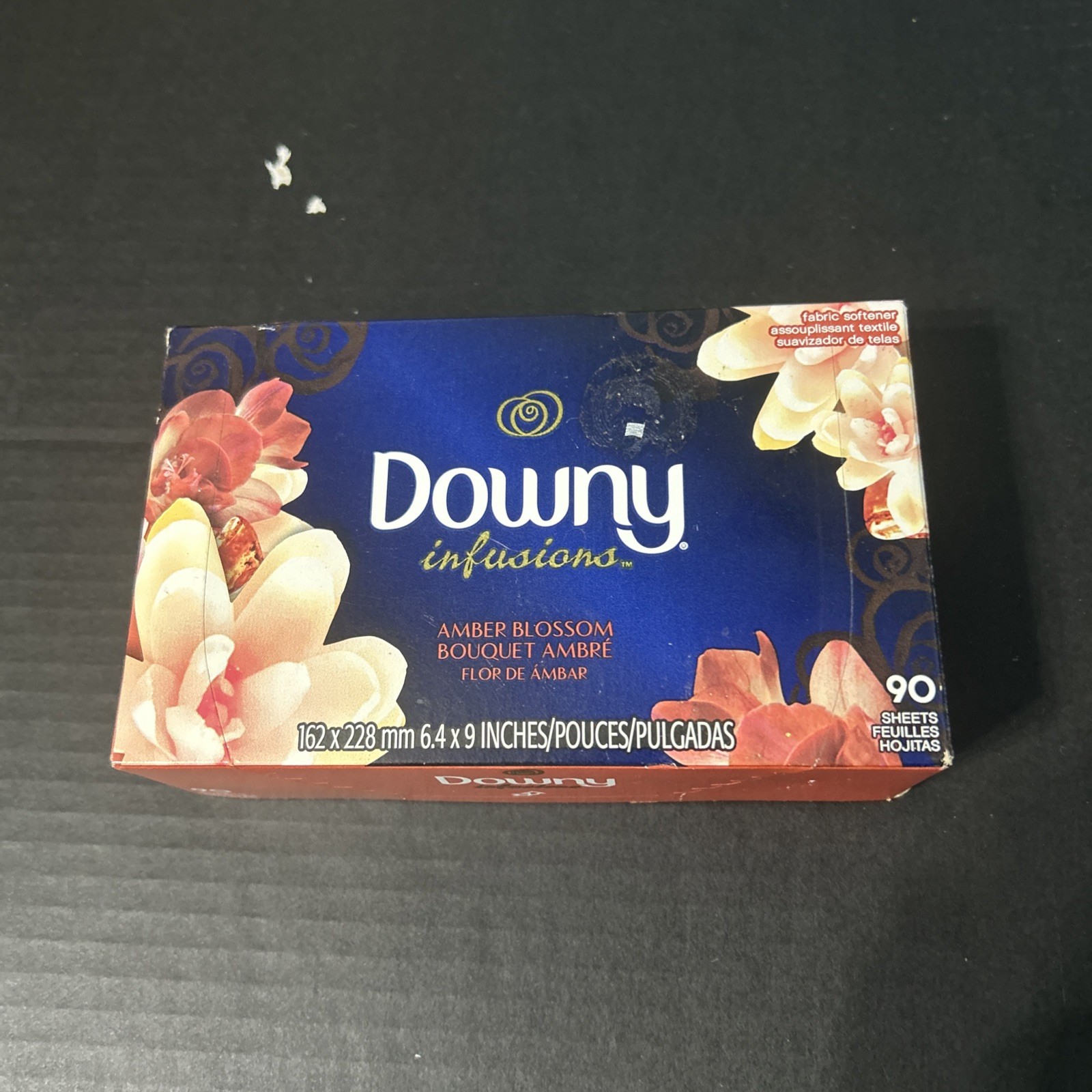 Downy Infusion Amber Blossom Fabric Softener Dryer Sheets 90 CT