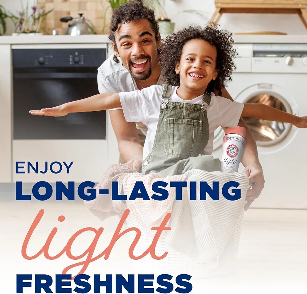 ARM & HAMMER Light Peony Blossom In-Wash Scent Booster, No Dyes & Parabens 24oz
