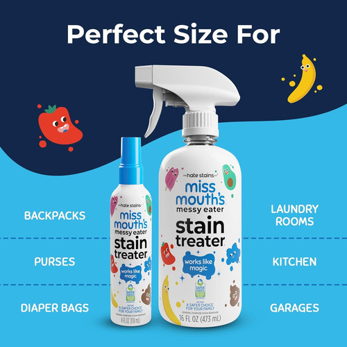 Miss Mouth’s Messy Eater Stain Treater Spray – 16oz Remover – Newborn…