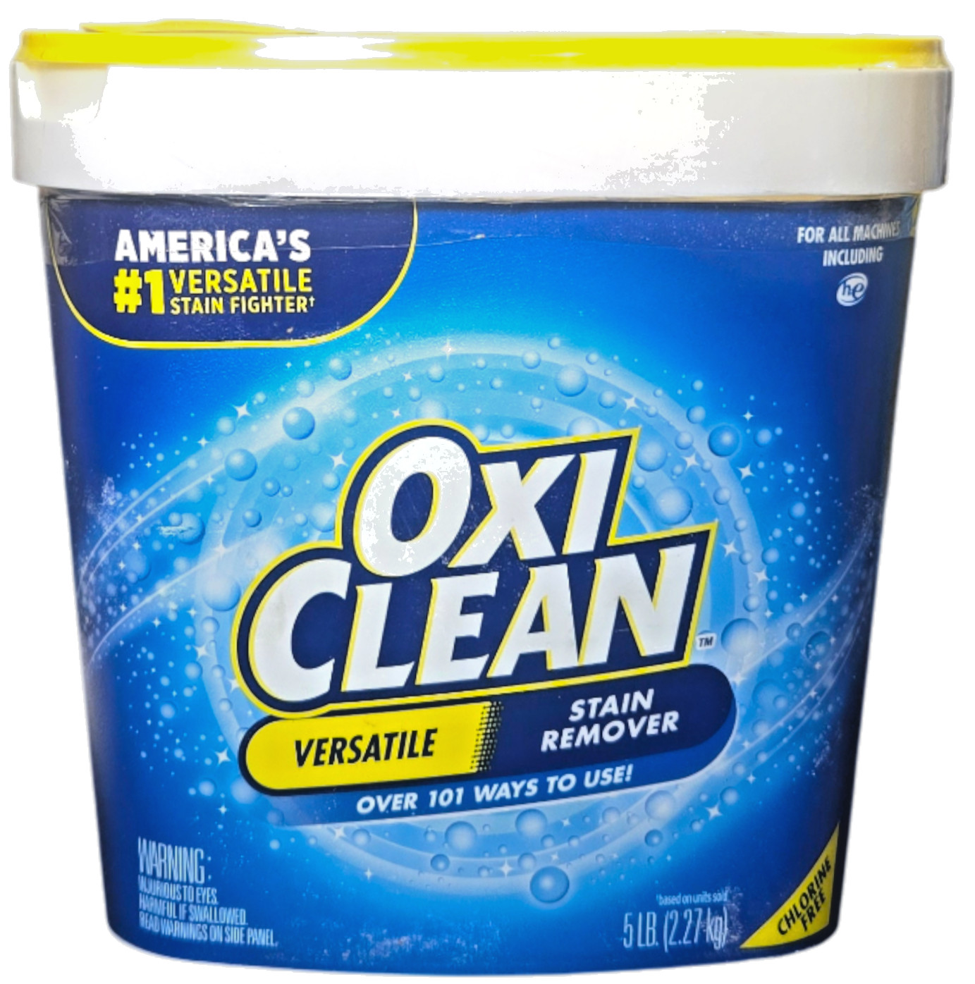 OxiClean Versatile Stain Remover Powder 5 lb Tub – Laundry & Multi-Surface Clean