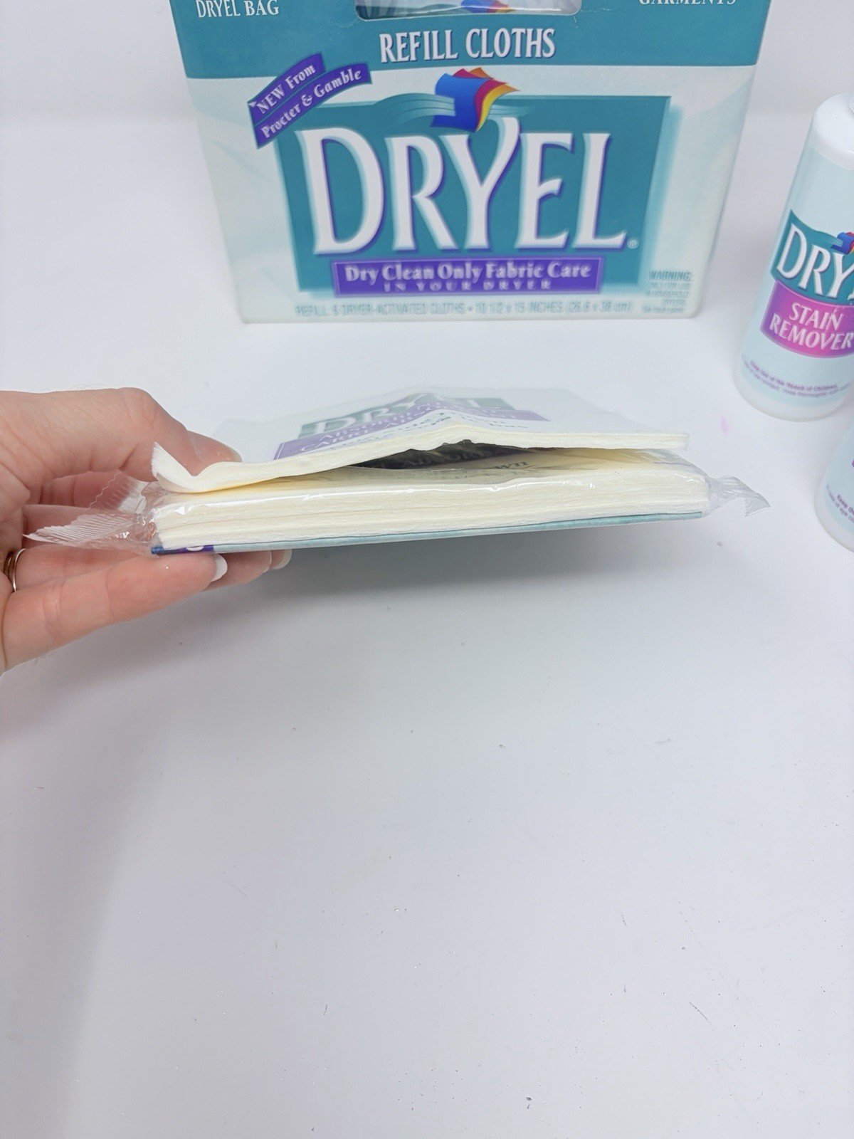 Dryel Kit Refill 12 Cloths Absorbent Pads Stain Remover Lot