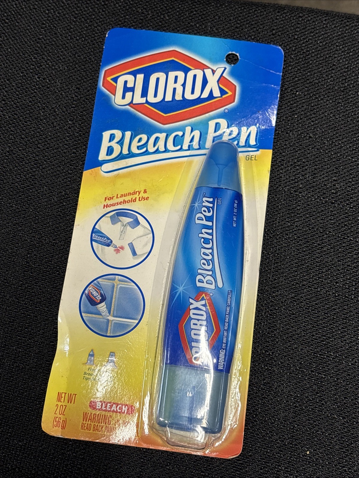 Vintage (2002) Clorox Bleach Pen 2 oz Gel Dual Tipped; New Factory Sealed